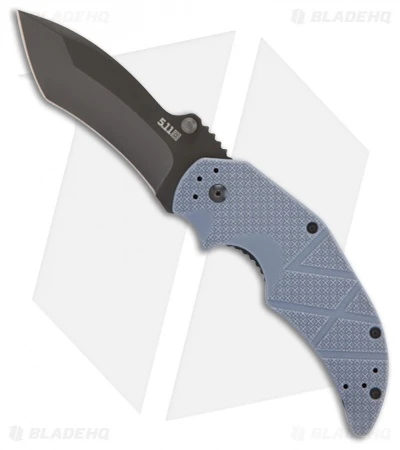 5.11 Tactical Crew Cut Spring Assisted Knife Gray FRN (3.5" Black) 51104 1 5.11 Tactical Crew Cut Spring Assisted Knife Gray FRN (3.5" Black) 51104