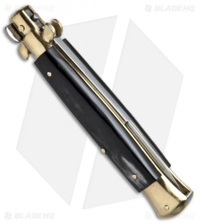 AGA Campolin 10" Italian Stiletto Picklock Auto Brass/Brazil Horn (4.5" Bayonet) 3 AGA Campolin 10" Italian Stiletto Picklock Auto Brass/Brazil Horn (4.5" Bayonet) - Image 3