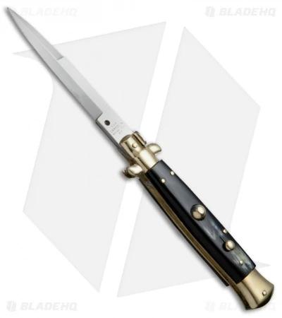 AGA Campolin 10" Italian Stiletto Picklock Auto Brass/Brazil Horn (4.5" Bayonet) 1 AGA Campolin 10" Italian Stiletto Picklock Auto Brass/Brazil Horn (4.5" Bayonet)
