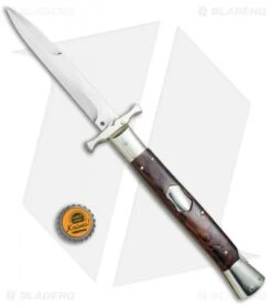 AGA Campolin 13" Bat Swinguard Automatic Cocobolo (5.75" Satin Bayonet) -SOG Store AGA Campolin 13in Bat Swinguard Auto Cocobolo Satin Bayo BHQ 77552 jr bottlecap