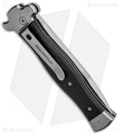 AGA Campolin Zero Bayo Leverlock Automatic Knife Carbon Fiber (3.75" Satin) -SOG Store AGA Campolin Zero CF LL Bayo BP 30461 jr side