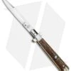 AGA Campolin 11" Frosolone Bayonet Stiletto Automatic Knife Stag (5" Satin)