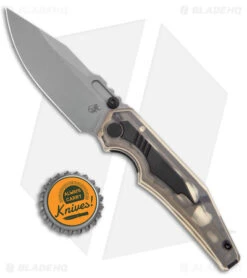 Arcane Design Preytheon Exclusive Liner Lock Knife Black DLC & Ultem (3.5" AW) -SOG Store Arcane Design Preytheon Exclusive FL Black DLC Ultem Acid Wash BHQ 180154 jr bottlecap