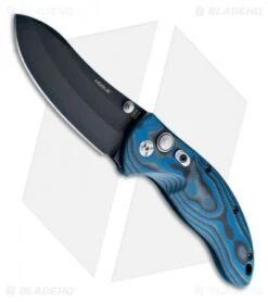 Hogue Knives EX04 Upswept Knife Blue Lava GMascus (3.5" Plain) 34473