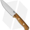 Bark River Bravo Vortex Rampless Fixed Blade Knife Natural Micarta (5.5" A-2)