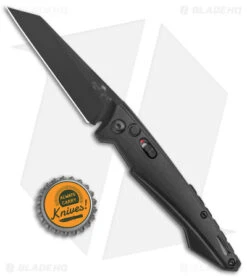 Bear OPS Bold Action XV Automatic Knife Black Aluminum (3.1" Black) -SOG Store Bear OPS Auto Black Reverse Tanto Black AC 1500 ABIK B BHQ 141211 jr bottlecap