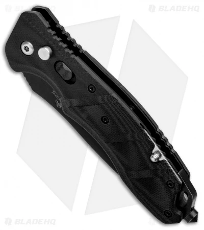 Bear OPS Bold Action V Tanto Automatic Rescue Knife Black G-10 (3.75" Black) 2 Bear OPS Bold Action V Tanto Automatic Rescue Knife Black G-10 (3.75" Black) - Image 2