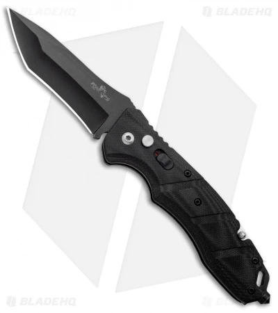 Bear OPS Bold Action V Tanto Automatic Rescue Knife Black G-10 (3.75" Black) 1 Bear OPS Bold Action V Tanto Automatic Rescue Knife Black G-10 (3.75" Black)