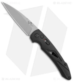 Bear OPS Bold Action XVI Automatic Knife Black Aluminum (2.8" Bead Blast)