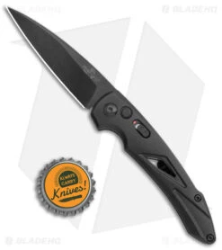 Bear OPS Bold Action XVI Automatic Knife Black Aluminum (2.8" Black) -SOG Store Bear OPS Bold Action XVI Auto Black Aluminum Black BHQ 142590 jr bottlecap
