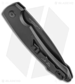 Bear OPS Bold Action XVI Automatic Knife Black Aluminum (2.8" Black) -SOG Store Bear OPS Bold Action XVI Auto Black Aluminum Black BHQ 142590 jr side