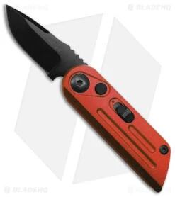 Bear Ops Bold Action XIV Automatic Knife Red Stainless Steel (1.5" Black)