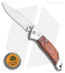 Bear And Son Automatic Lockback Knife Rosewood (2.75" Satin) -SOG Store Bear and Son Rosewood Automatic Lockback BHQ 118796 LS Bottlecap