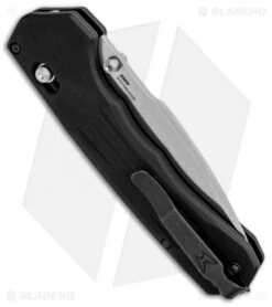 Benchmade 407 Vallation AXIS-Assist Knife Black (3.7" Stonewash) -SOG Store Benchmade 407 Vallation AXIS Assist Black SW BHQ 84269 jr side