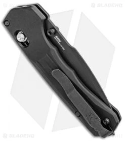Benchmade 427SBK Mini Vallation AXIS-Assist Knife Black (3.2" Black Serr) -SOG Store Benchmade 427BK Mini Vallation AXIS Assist Black Black Serr 427SBK BHQ 97771 jr side