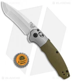Benchmade 496 Vector AXIS-Assist Knife OD Green G-10 (3.6" Satin) 7 Benchmade 496 Vector AXIS-Assist Knife OD Green G-10 (3.6" Satin) -SOG Store Benchmade 496 Vector Assist OD green G 10 Satin BHQ 101194 jr bottlecap