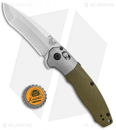 Benchmade 496 Vector AXIS-Assist Knife OD Green G-10 (3.6" Satin) 4 Benchmade 496 Vector AXIS-Assist Knife OD Green G-10 (3.6" Satin) - Image 4