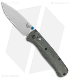 Flytanium Black Canvas Crossfade + Benchmade Bugout Knife (3.24" Satin)