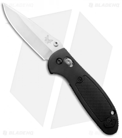 Benchmade Mini Griptilian AXIS Lock Knife Black (2.91" Satin) 556-S30V 1 Benchmade Mini Griptilian AXIS Lock Knife Black (2.91" Satin) 556-S30V