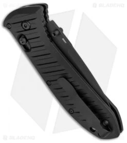 Benchmade 570SBK Presidio II AXIS Lock Folding Knife (3.7" Black Serr) -SOG Store Benchmade Presidio II AXIS Black Serr 570SBK BHQ 51611 jr side