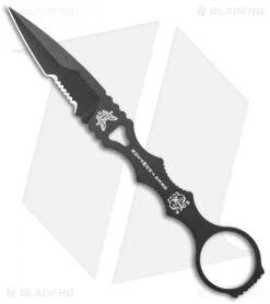 Benchmade SOCP Knife W/ Trainer Blade 178SBK-COMBO Black Sheath (3.22" Serr) -SOG Store Benchmade SOCP Knife Trainer Black Sheath Serr 178SBK COMBO BHQ 19609 jr knife
