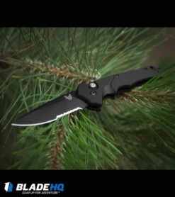 Benchmade Rukus II Automatic Knife (3.4" Black Serr) 9600SBK -SOG Store Benchmade rukus ii Auto 9600SBK BHQ 74379 dl