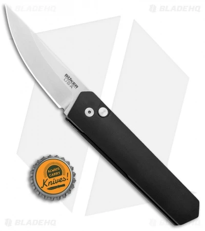 Boker Burnley Kwaiken Compact Automatic Knife Black (3" Stonewash) Pro-Tech 4 Boker Burnley Kwaiken Compact Automatic Knife Black (3" Stonewash) Pro-Tech - Image 4