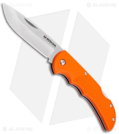 Boker Magnum HL Single SAR Lock Back Knife Orange Polymer (3.26" Satin) 01RY805 1 Boker Magnum HL Single SAR Lock Back Knife Orange Polymer (3.26" Satin) 01RY805