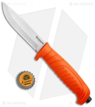 Boker Magnum Knivgar Hunting Fixed Blade Knife Orange Polymer (4.1" Satin) 4 Boker Magnum Knivgar Hunting Fixed Blade Knife Orange Polymer (4.1" Satin) - Image 4