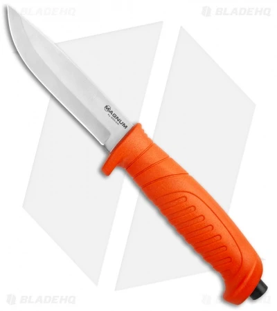 Boker Magnum Knivgar Hunting Fixed Blade Knife Orange Polymer (4.1" Satin) 1 Boker Magnum Knivgar Hunting Fixed Blade Knife Orange Polymer (4.1" Satin)