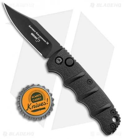 Boker Mini Kalashnikov Bowie Automatic Knife Black (2.5" Black) 4 Boker Mini Kalashnikov Bowie Automatic Knife Black (2.5" Black) - Image 4