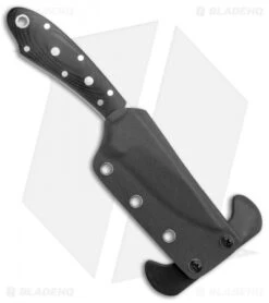 Boker Plus Backdrop Yurco Fixed Blade Knife Black G-10 (3.5" Satin) 02BO028 -SOG Store Boker Plus Backdrop Yurco Fixed Blade Black G 10 Satin 02BO028 BHQ 118384 jr sheath