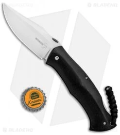 Boker Plus Kerberos Clip Point Lockback Knife (3.3" Satin) 01BO266 -SOG Store Boker Plus Kerberos CP LB Satin 01BO0266 BHQ 97171 jr bottlecap