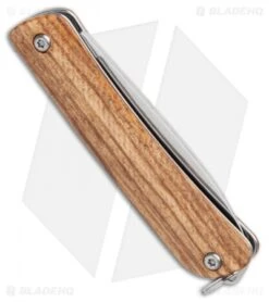 Boker Plus Mini Tech Tool 1 Slip Joint Knife Zebrawood (2" Polish) 01BO876 -SOG Store Boker Plus Mini Tech Tool 1 SJ Zebrawood Polish 01BO876 BHQ 101726 jr side