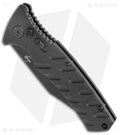 Boker Plus Strike Bowie Automatic Knife Black (3.25" Black ) 2 Boker Plus Strike Bowie Automatic Knife Black (3.25" Black ) - Image 2
