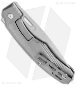 Boker Plus Warbird Liner Lock Knife Aluminum (3.6" Stonewash) 01BO749 6 Boker Plus Warbird Liner Lock Knife Aluminum (3.6" Stonewash) 01BO749 -SOG Store Boker Plus Warbird LL Aluminum SW 01BO749 BHQ 111232 jr side