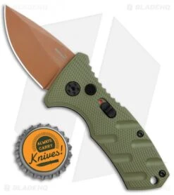 Boker Stubby Strike Desert Warrior CA Legal Auto Knife OD Green (1.9" Copper) 7 Boker Stubby Strike Desert Warrior CA Legal Auto Knife OD Green (1.9" Copper) -SOG Store Boker Stubby Strike CA Legal Auto OD Green Copper 01BO443NSOI BHQ 99649 jr bottlecap