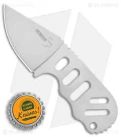 BÃ¶ker Plus Subcom Fixed Blade Stainless Handle (2.5" Gray) 02BO012 -SOG Store Boker Subcom stainless handle gray 02BO012 BHQ 68120 jr bottlecap