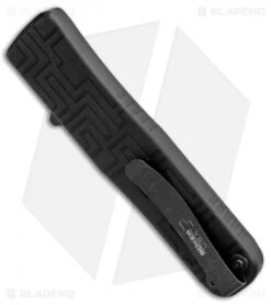 Boker USA OTF Automatic Knife Black Aluminum (3.5" Black) 06EX263 -SOG Store Boker USA OTF Auto Black Aluminum Black 06EX263 BHQ 94103 jr side