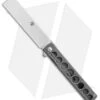Brad Zinker Custom CZ Razor Frame Lock Knife Titanium (3.3" Mirror)