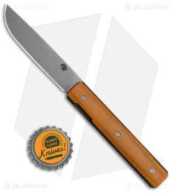 Brad Zinker Custom Miscreant 3.5 Front Flipper Vintofade Micarta (3.5" SW) -SOG Store Brad Zinker Custom Miscreant 3.5 FF Vintofade Micarta SW BHQ 147627 jr bottlecap