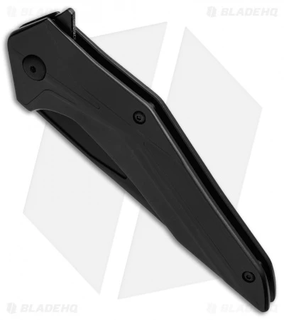 Brous Blades Tyrant Liner Lock Flipper Knife Black (4" Black) 2 Brous Blades Tyrant Liner Lock Flipper Knife Black (4" Black) - Image 2