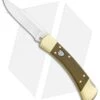 Buck Knives Buck 110 Automatic Knife OD Grn Micarta/Brushed Brass (3.75" S30V SW) Exclusive