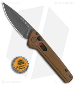 Buck Knives Buck Deploy Automatic Knife Burnt Bronze (3" Gray) 0838BRS1 -SOG Store Buck Deploy Auto Burnt Bronze Gray BHQ 146019 jr bottlecap