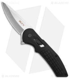 Buck Hexam Folding Knife Black Poly (3.3" Satin) 0261BKS