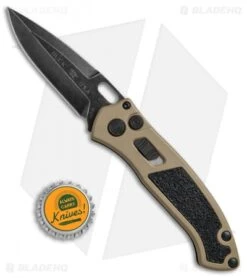 Buck Knives Buck Impact Automatic Knife Coyote Tan (3.125" Black SW) 0898BRS -SOG Store Buck Impact Automatic Coyote Tan black sw 0898BRS BHQ 67988 er size