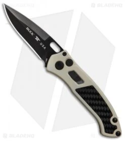 Buck Knives Buck Impact L.E. Legacy Automatic Knife Tan/Carbon Fiber (3.1" Black) 0898TNSLE