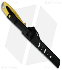 Buck Knives Buck Mr. Crappie Slab Slinger Fixed Blade Knife (4" Satin) 0032YWS-B -SOG Store Buck Mr. Crappy Slinger 0032YWS B BHQ 35234 jr sheath