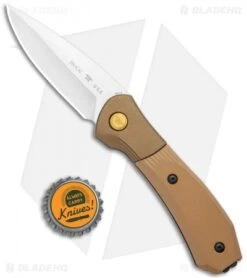 Buck Knives Buck Paradigm Shift Automatic Knife Brown G-10 (3" Satin) -SOG Store Buck Paradigm Shift Auto Brown G 10 Satin BHQ 120604 jr bottlecap