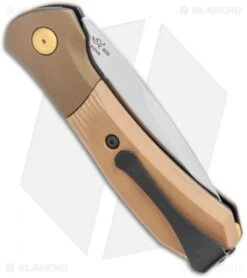 Buck Knives Buck Paradigm Shift Automatic Knife Brown G-10 (3" Satin) -SOG Store Buck Paradigm Shift Auto Brown G 10 Satin BHQ 120604 jr side
